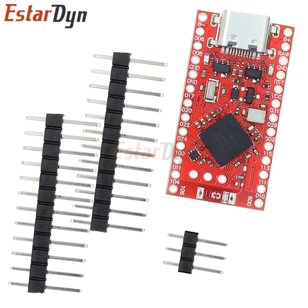 Estardyn NRF52840 Red Development Board Bluetooth Compatible With Nice!Nano V2.0 Pro Micro For Split Keyboard DIY Project