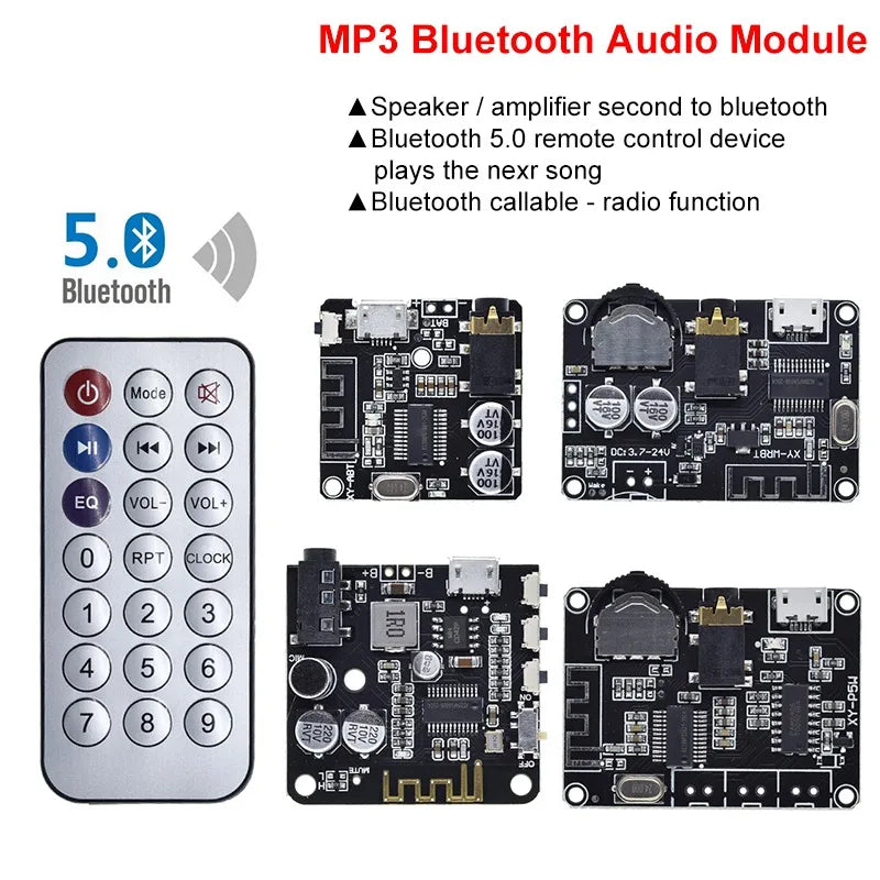 Bluetooth Audio Receiver board Bluetooth 4.1 BT5.0 Pro XY-WRBT MP3 Lossless Decoder Board Wireless Stereo Music Module With Case