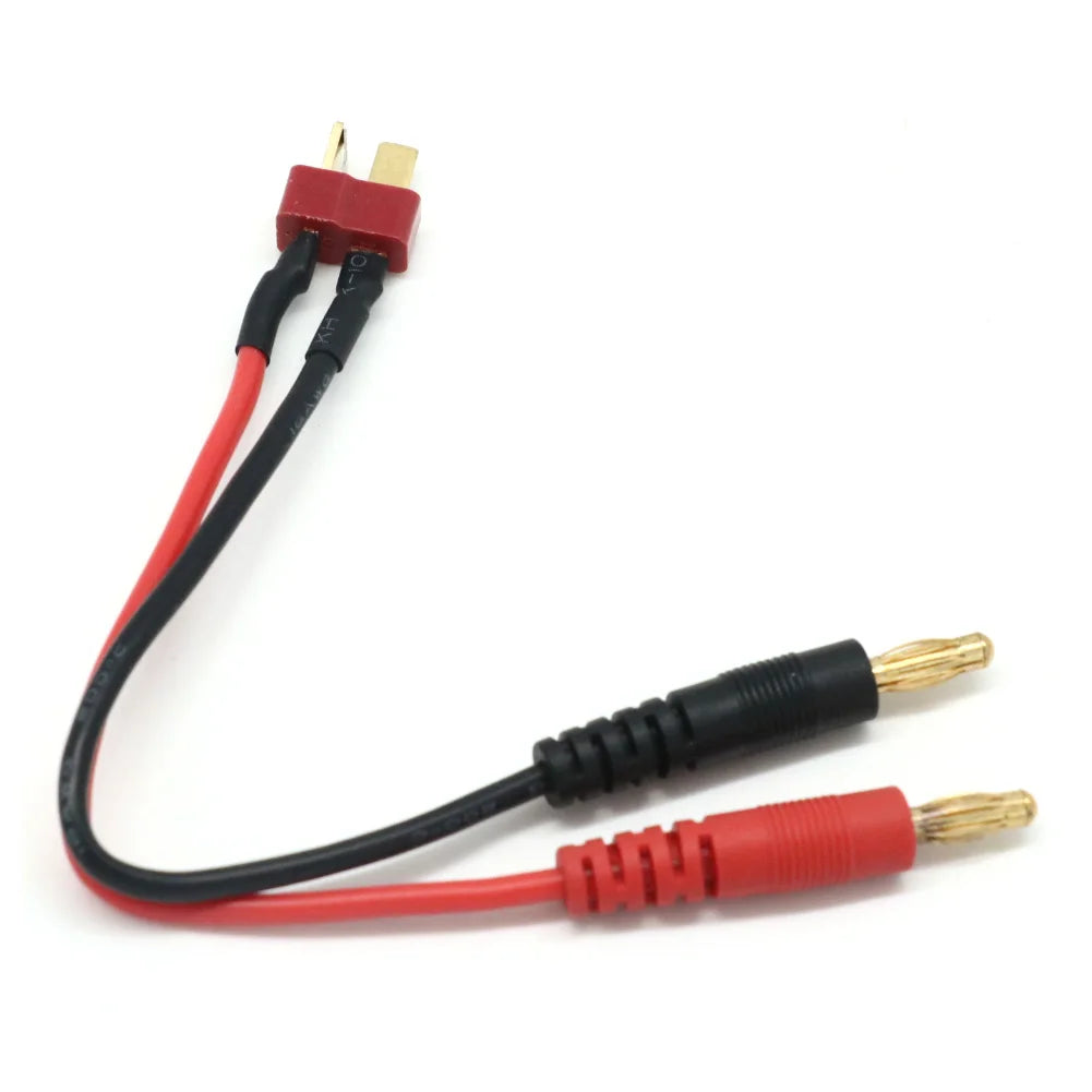 20CM XT30 XT60 XT90 T Plug Charge Lead to 4.0mm Banana Plugs Charge Cable Silicone Wire 16AWG For Lipo Battery