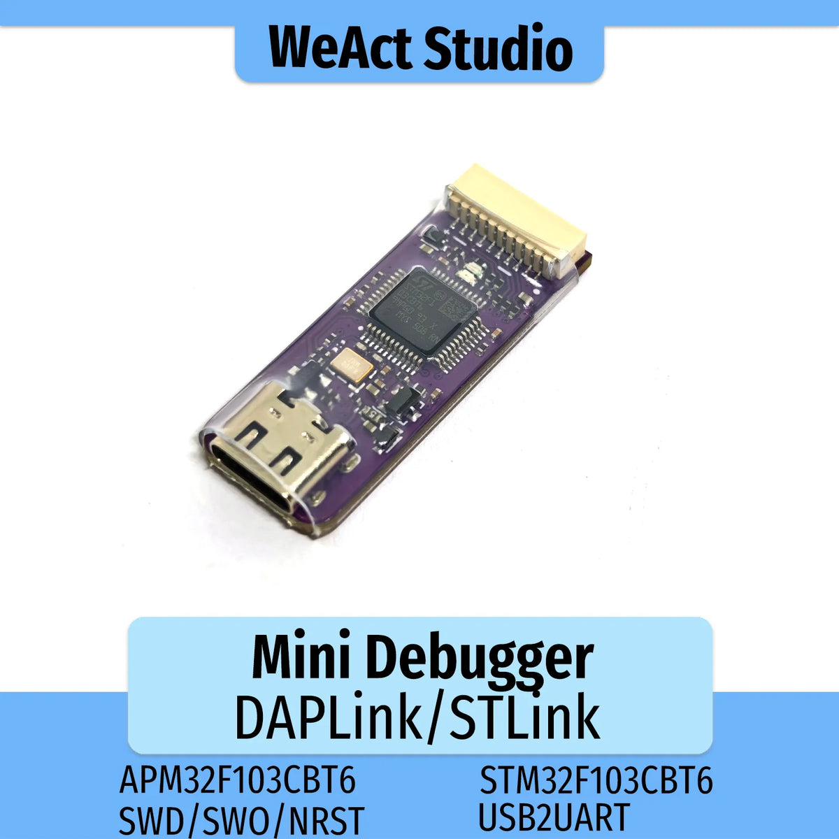 ST-LINK V2.1 DAPLink Emulator Debugging Download STLink Programming Burner STM32 Serial Port