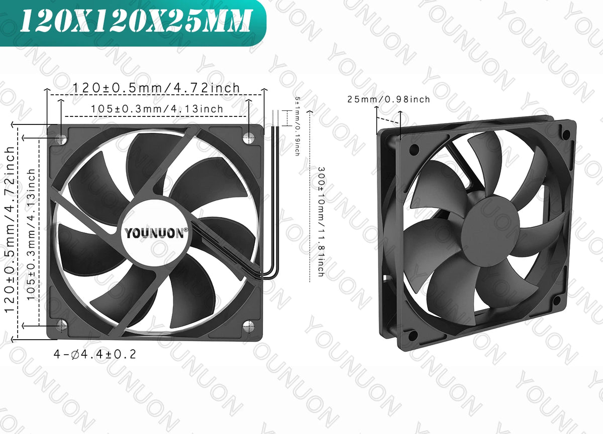 EC Axial Fan 60mm 80mm 90mm 120mm Ball Brushless Fan Cooler AC 110V 120V 220V 230V 240V Computer Case Fan 6025 8025 9225 12038