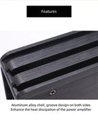 Car Power Amplifier 4*60W Way DSP Car Audio Speaker Amplifier Lossless Audio Processor For Android Large Screen Dedicated