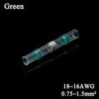 10 ~ 500pcs Solder Seal  Wire Connectors Kit Heat Shrink Butt Crimp Terminals Waterproof Electrical Cable Splice Connector