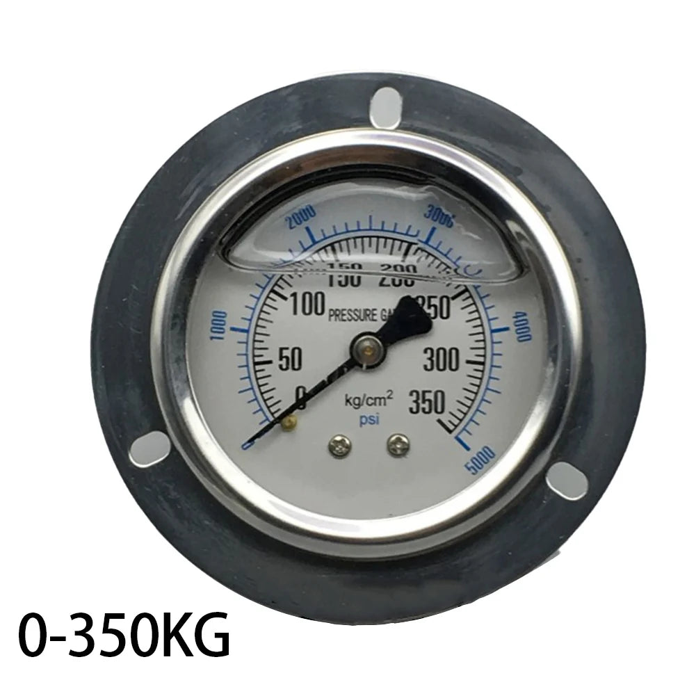 Industrial Pressure Monitoring Axial Edge Gauge Easy Installation Pressure Meter Barometer Seismic Pressure Meter