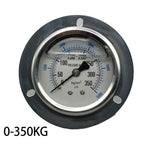 Industrial Pressure Monitoring Axial Edge Gauge Easy Installation Pressure Meter Barometer Seismic Pressure Meter