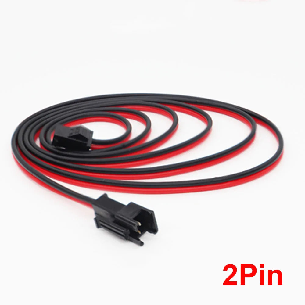 2PIN 3PIN 4PIN 5PIN Female&Male JST Led Extend Cable Connector 0.5M/1M/2M 22AWG Wire For 5050 RGB WS2811 WS2812B WS2815 Strip