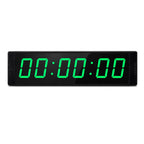 Gym Timer Clock for Home Fitness with Timer Button Large Digital Stopwatch Countdown Clock 12/24H Digital Wall Clock