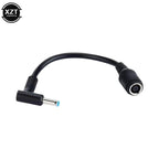 1pc 7.4mm To 4.5mm DC Power Charger Converter Great Replacement DC Adapter Connector Cable For HP Dell Blue Tips