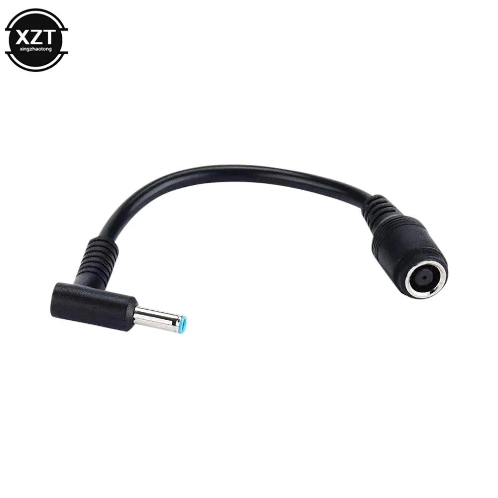 1pc 7.4mm To 4.5mm DC Power Charger Converter Great Replacement DC Adapter Connector Cable For HP Dell Blue Tips