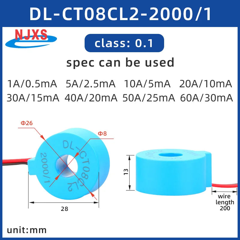 Micro Current Transformer Toroidal Core for Current Measurement