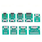 0.5mm 1.0mm pitch Connector SMT Adapter to 2.54mm hole FPC FFC Cable Welded board With Pin / Empty Board 6P 8P 10P 12P 20P 24P