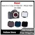 Kase 4-in-1 Clip-in Filter Kit for Sony Alpha A7/A7III/A7R/A7S/A9, MCUV+ND8+ND64+ND1000, B270 Optical Glass, 3.3g Each