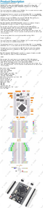 Mega2560 Mega 2560 PRO MINI 5V (Embed) CH340G ATmega2560-16AU MICRO TYPE-C With Male Pinheaders Compatible For Arduino Mega