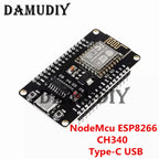 1-10pcs/ESP8266 NodeMCU LUA CH340 ESP-12E WiFi Internet Development Board 4M Flash Serial Wireless Module for Arduino Type-c usb