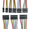 10PCS 2.54mm Dupont Line 2/3/4/5/6/7/8/9/10Pin Female Connector with Wire 10cm 20cm 30cm Single/Double Head Jumper Cable For PCB