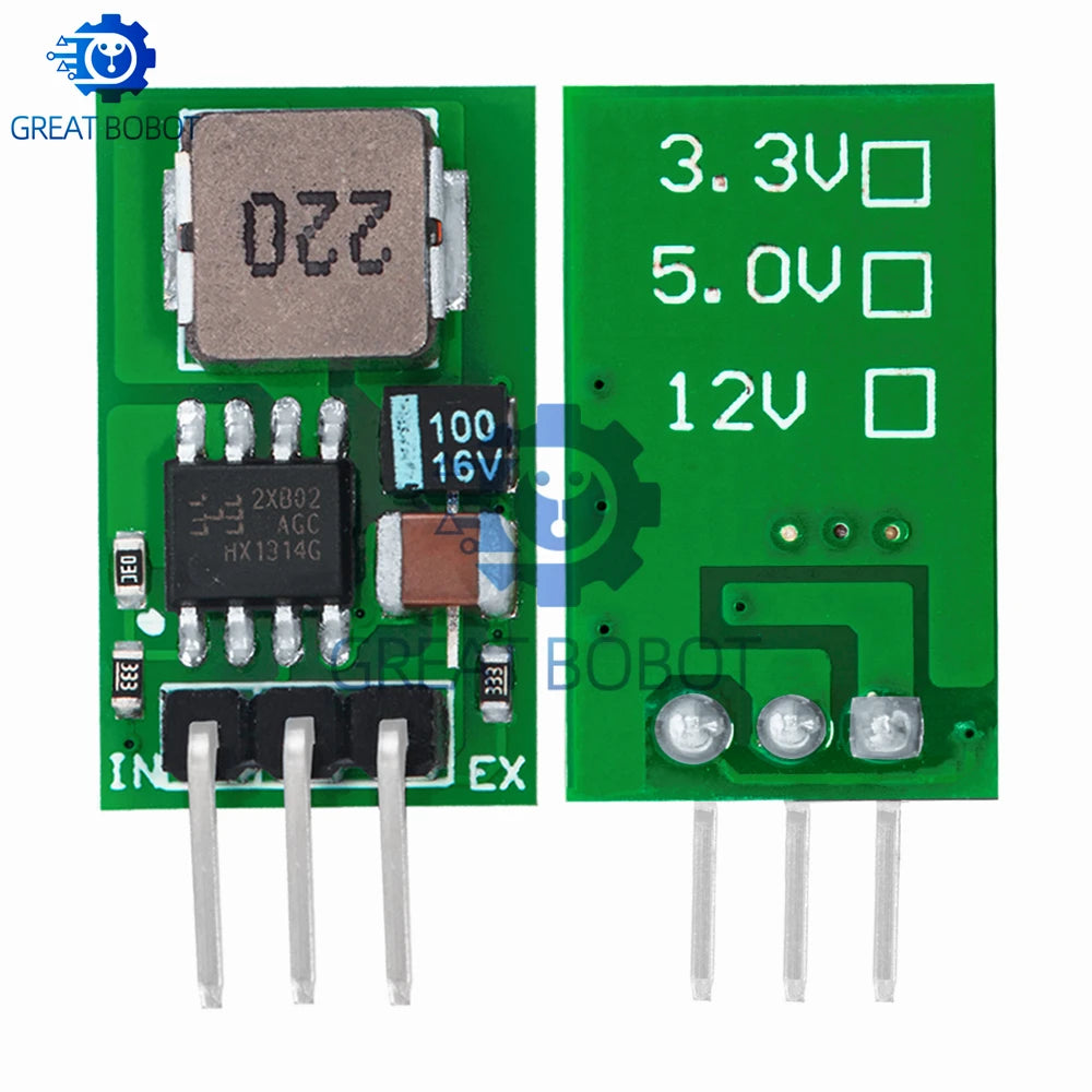 BS DC 5.5-32V to 5V/1A Voltage Regulator Replace TO-220 LM7805 5V Positive Voltage Regulators To 5V 1A Step-Down Buck Module