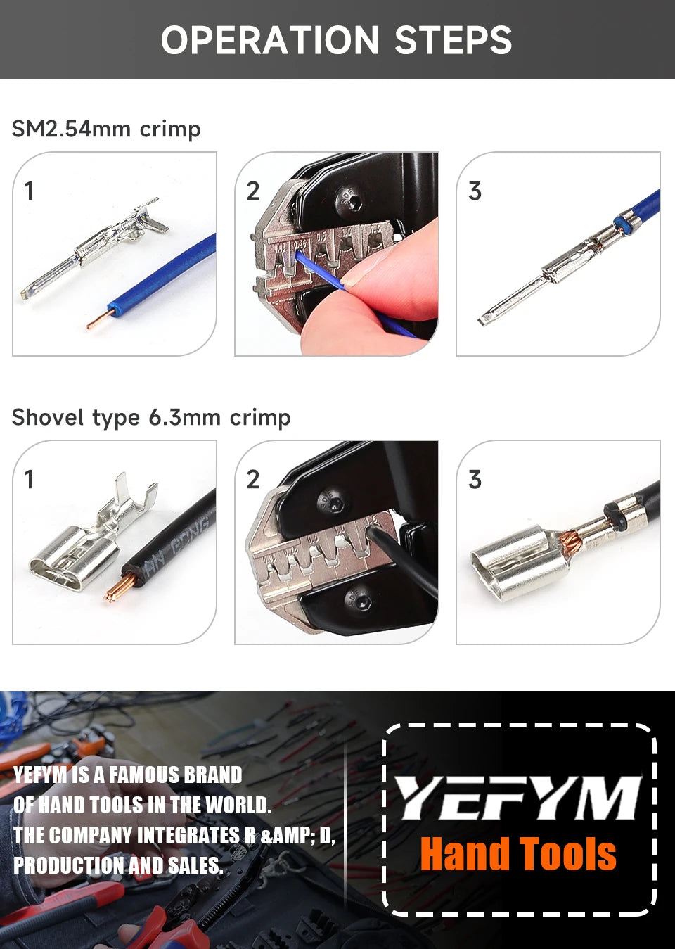 Crimps Plug JST ,TE,XH,SM,VH,PH,Molex Terminals Ratchet Crimper Pliers SN-68B For 0.08-1.5mm²(28-16 AWG) Wires Tool