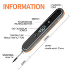 Type C USB Wireless Soldering Iron Digital Display Intelligent Temperature Control high-power Electric Solder Irons Welding Tool