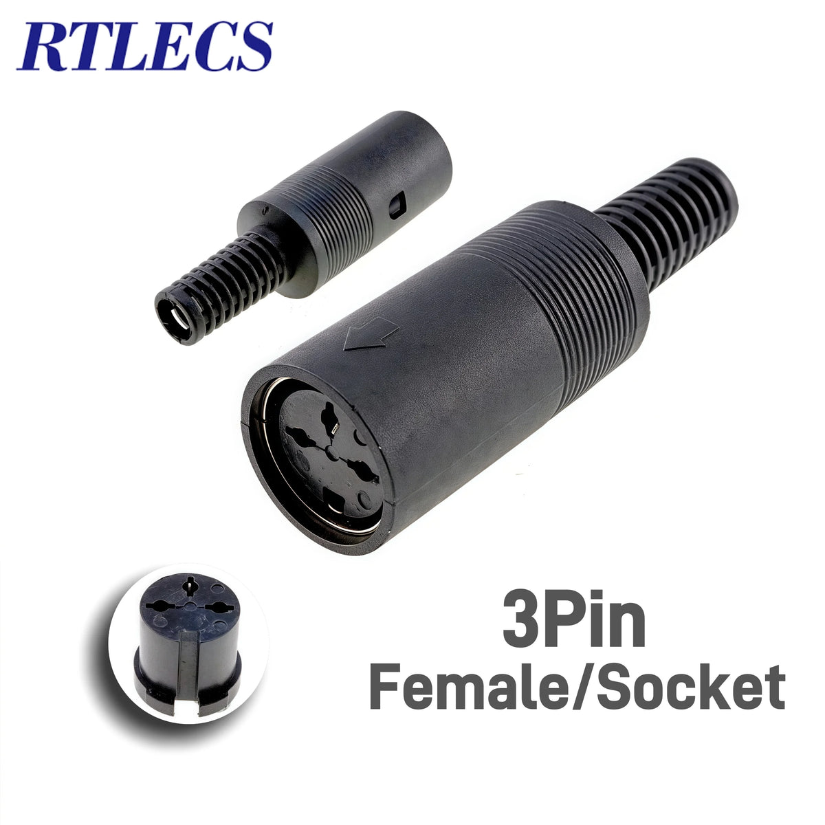 2/5 PCS 3P 4P 5P 6P 7P 8P 13Pin Din Male/Female Plug Soecket Jack With Plastic Handle Keyboard Cable Connector Adaper PS2 DIY