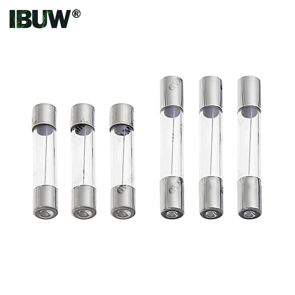 5PCS 5*20mm 5X20mm with 22AWG Wire Cable 250V 5X20MM Glass Fuse Tube Fuse Casing Glass Fuse Holder Screw Type 6x30  6*30mm