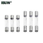 5PCS 5*20mm 5X20mm with 22AWG Wire Cable 250V 5X20MM Glass Fuse Tube Fuse Casing Glass Fuse Holder Screw Type 6x30  6*30mm