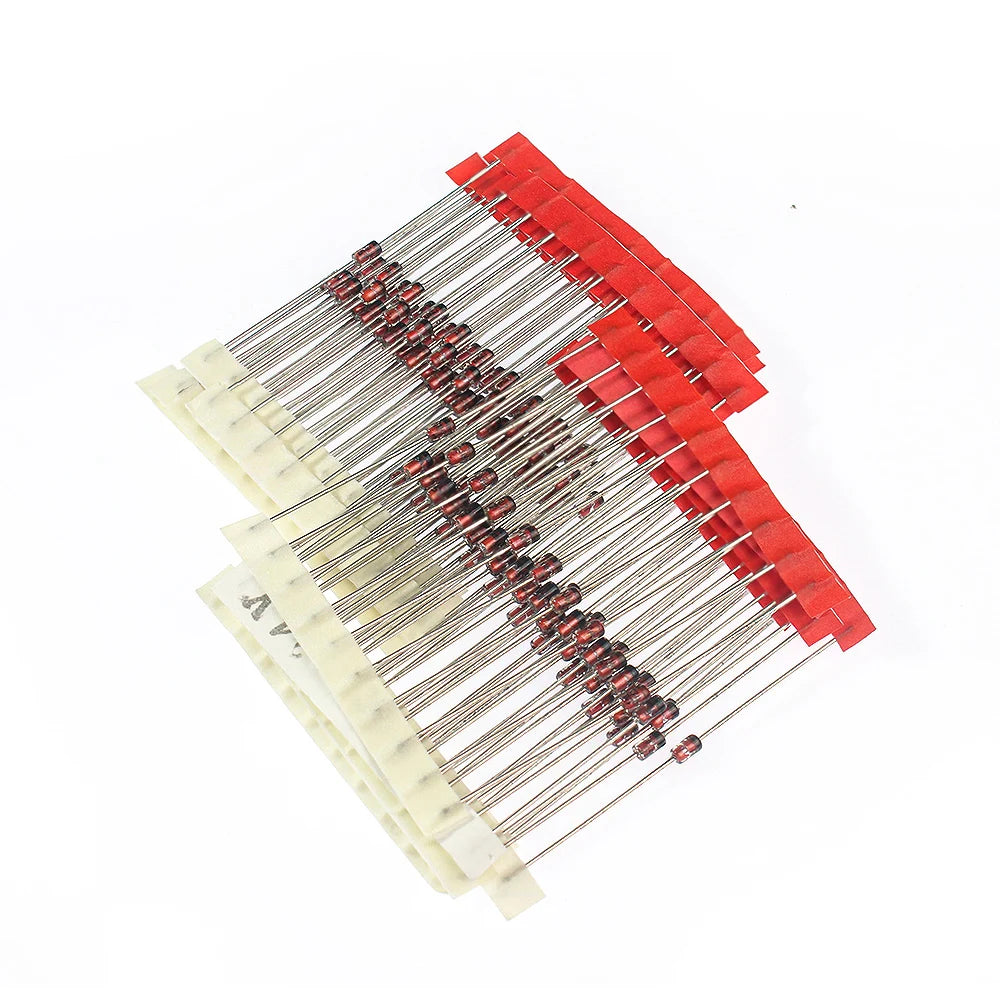 140PCS 1W Zener Diode Kit 3.3V~24V Electronic Components Diy Assorted Set 3.3V 10V  3.9V  12V  4.7V  15V  5.1V  16V  