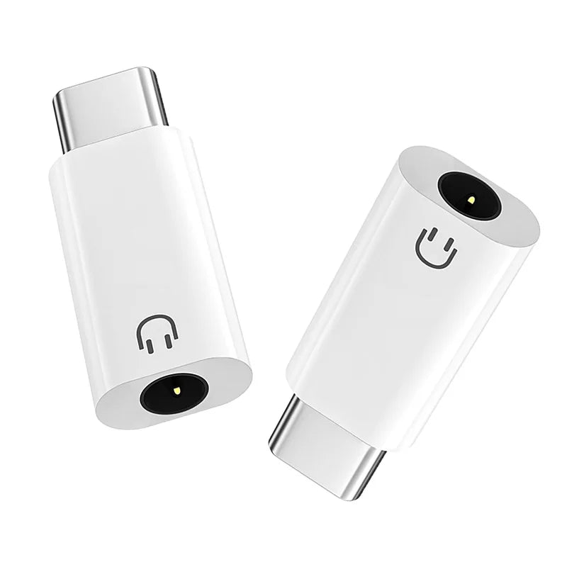 USB C to 3.5mm Earphone Adapter Audio Converter Jack for iPhone 15 Samsung Type-C Headphone Connector 3.5mm Jack USB C