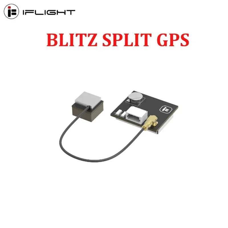 iFlight BLITZ SPLIT GPS Defender25, UBLOX M10, 10Hz, Onboard LNA, 3.3-5.5V, Split Antenna, Built-in Flash for FPV RC Racing