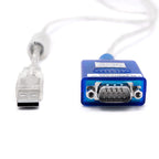 UOTEK 1.5m 3m USB to RS-422 RS-485 Converter RS422 RS485 USB2.0 Cable DB9 Adapter Transparent with Chipset Magnetic Ring UT-890A