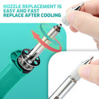 YIHUA 929D-VI Desoldering Iron 180W Tin Sucker New Upgraded Desoldering Tool With Nozzles THT PTH Remover PCB