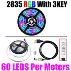 5M USB LED Strip Light 5V 3528 1 Meter 5 Meter White Warm White Pink Green Blue Red SMD RibbonKitchen Light Under Cabinet Lamp