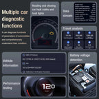 DA200 Auto OBD II Read Card Tool BLE Bluetooth 4.0/5.4 OBD2 Car Diagnostic Scanner 25K80 Chip Fault Coder Free APP-ABFB