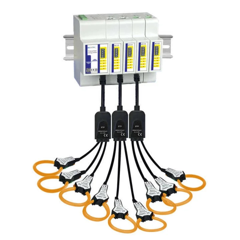 Multi Sensors Power Meter ME131 Multi-Circuit Smart Multi Function Meter Rogowski Coil Electricity Energy Meter