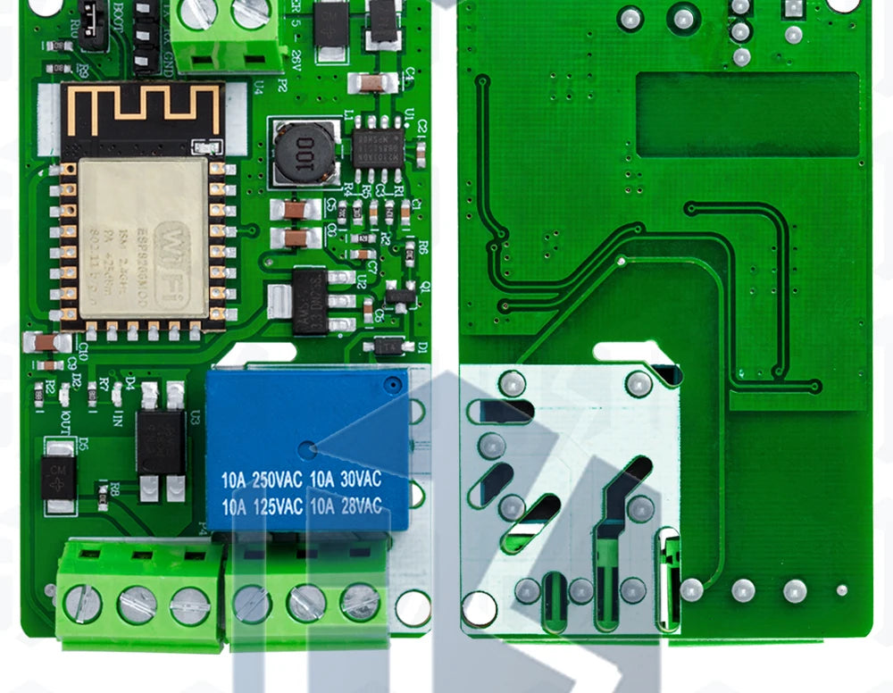 ESP8266 ESP-12F WIFI Wireless Module 1 Channel Relay Shield Overcurrent Protection Wi-Fi Network Relay Module 10A DC 7-30V