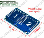 ESP8266 D1 Mini Pro V3.0 Wifi Development Board Nodeu WS2812 RGB DHT11 DHT22 AM2302 Relay DS18B20 BMP180 Motor For Wemos Diy Kit