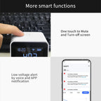 Lincukoo Tuya WiFi Smart Air Monitor NDIR CO2 Temperature＆Humidity Measurement High-Precisio Realtime Sound Lighting Alarm