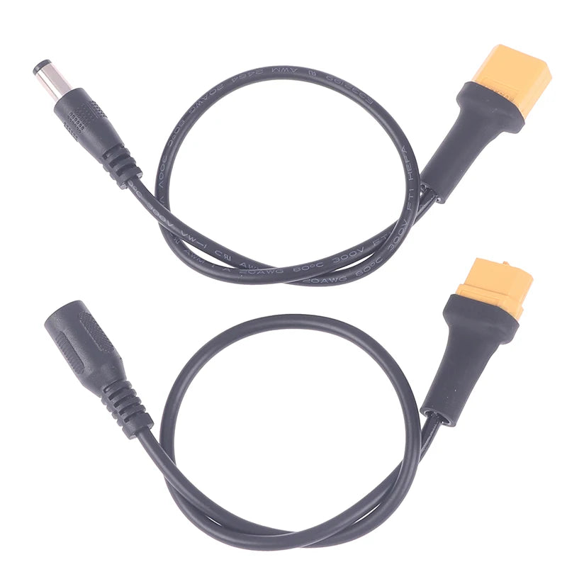1pc Innovative And Practical XT60 Female Plug To DC 5.5*2.1mm Connector Adapter Cable Silicone Wire For RC Battery Charger