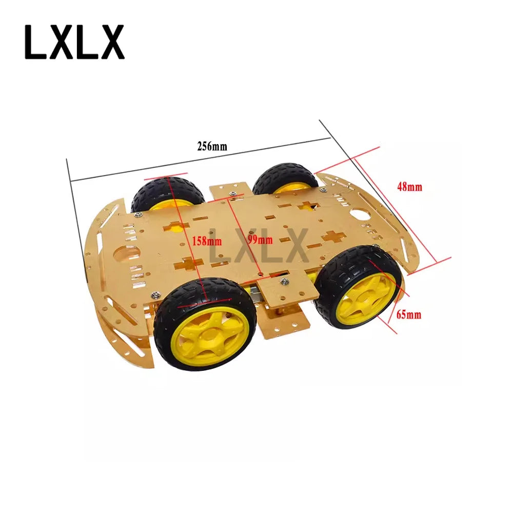 UNO R3 4WD Smart Robot Car Kit with Ultrasonic, Line Tracking, Bluetooth & RFID for Arduino DIY