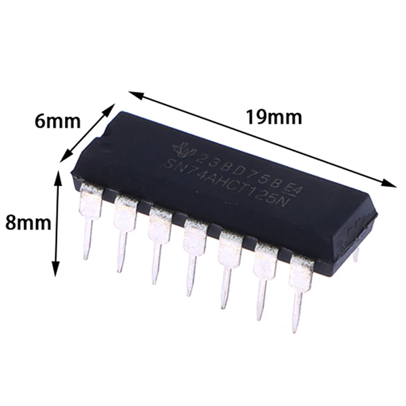 5pcs/lot SN74AHCT125N 74AHCT125 74AHCT125N In-line DIP-14 Logic Chip