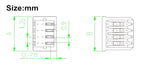 50Pcs MICRO JST 1.25 2/3/4/5/6 Pin Connector 1.25MM PITCH Horizontal Straight Header / Housing / Terminal 1.25-2p/3p/4p/5/6P