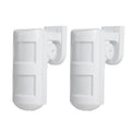 1/2/4pc Waterproof 3Tech Wired 2PIR+MW Outdoor Alarm Motion Sensor Detector Pet Friendly for Home Alarm System with Anti-mask