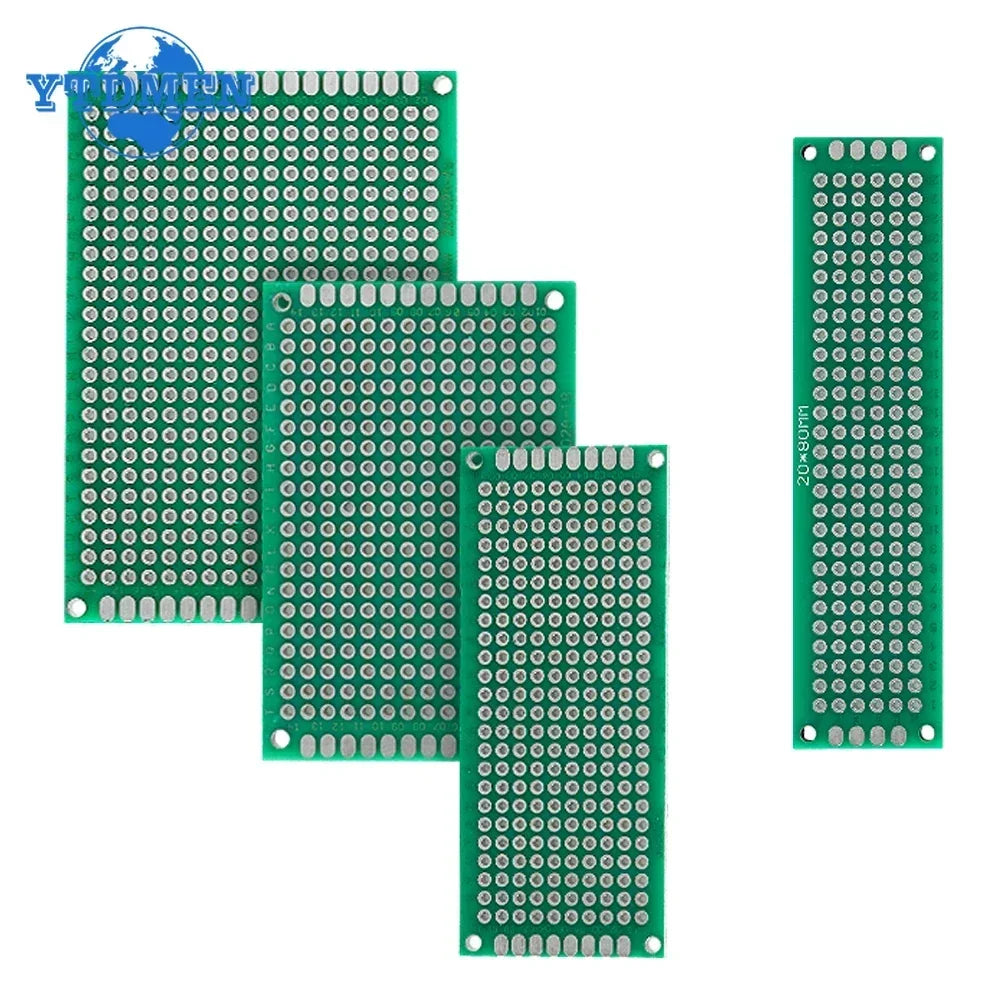 4PCS-40PCS Universal PCB Prototype Board Green Double Sided 2x8 3x7 4x6 5x7 7x9CM Protoboard Breadboard DIY Electronic Kit