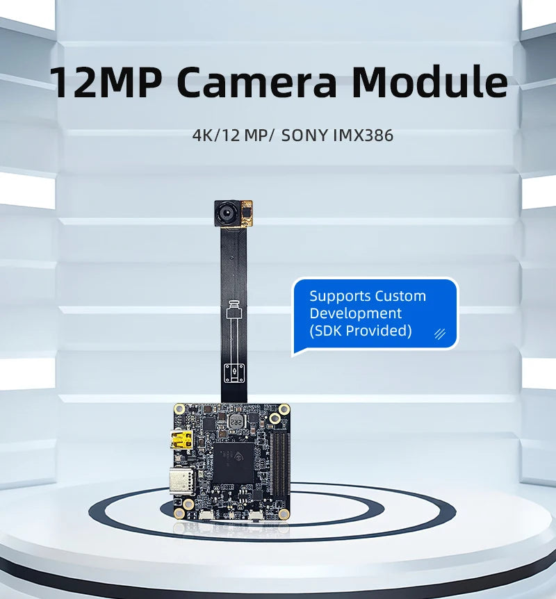 IMX386 Camera Module 12MP 4K 1/2.86" Outdoor Bike Helmet FPC Camera Module Wifi Mini Action Camera(Not Surveillance Camera)