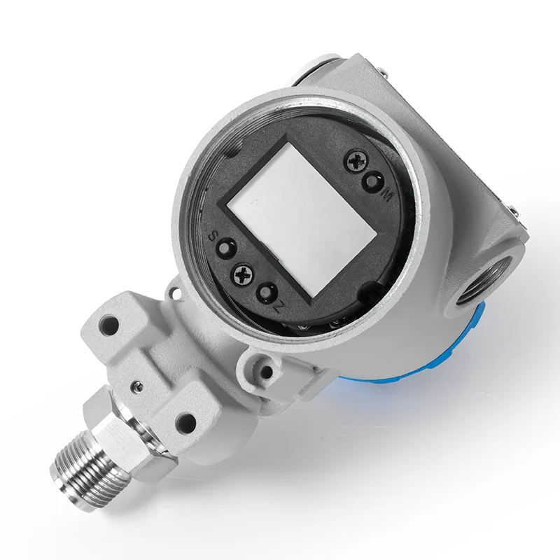 LCD Digital Display Pressure Sensor 0.1bar 1Mpa 1000psi 12-36VDC 4-20mA RS485 Output Pressure Transmitter for Water Gas Oil