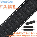 100PCS/5PCS 59170-1-S-00-D 11.43*2.29*2.29mm 59170 Molded SMD Reed Switch Magnetic Sensor Magnetic Switch