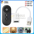 DC 5V USB RF Remote Switch Wireless LED Strip Dimmer Fan Speed Controller Module for Cabinet Night Lights DIY Lighting Control
