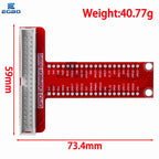 T-Type GPIO Breakout Expansion Board with 20cm FFC 40-Pin Ribbon Cable, Compatible for Raspberry Pi 2/3 Model B/B+/A+