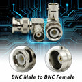 BNC Male to BNC Female 90 Degree Right angle BNC RF Coaxial Converter with Nut Bulkhead  Adapter Wire Terminal  50ohm