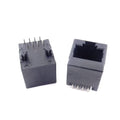 5PCS RJ45 Vertical 180 Degree Network Socket With Shield and Lamp Network Cable Interface 5224-8p8c In-Line Connector