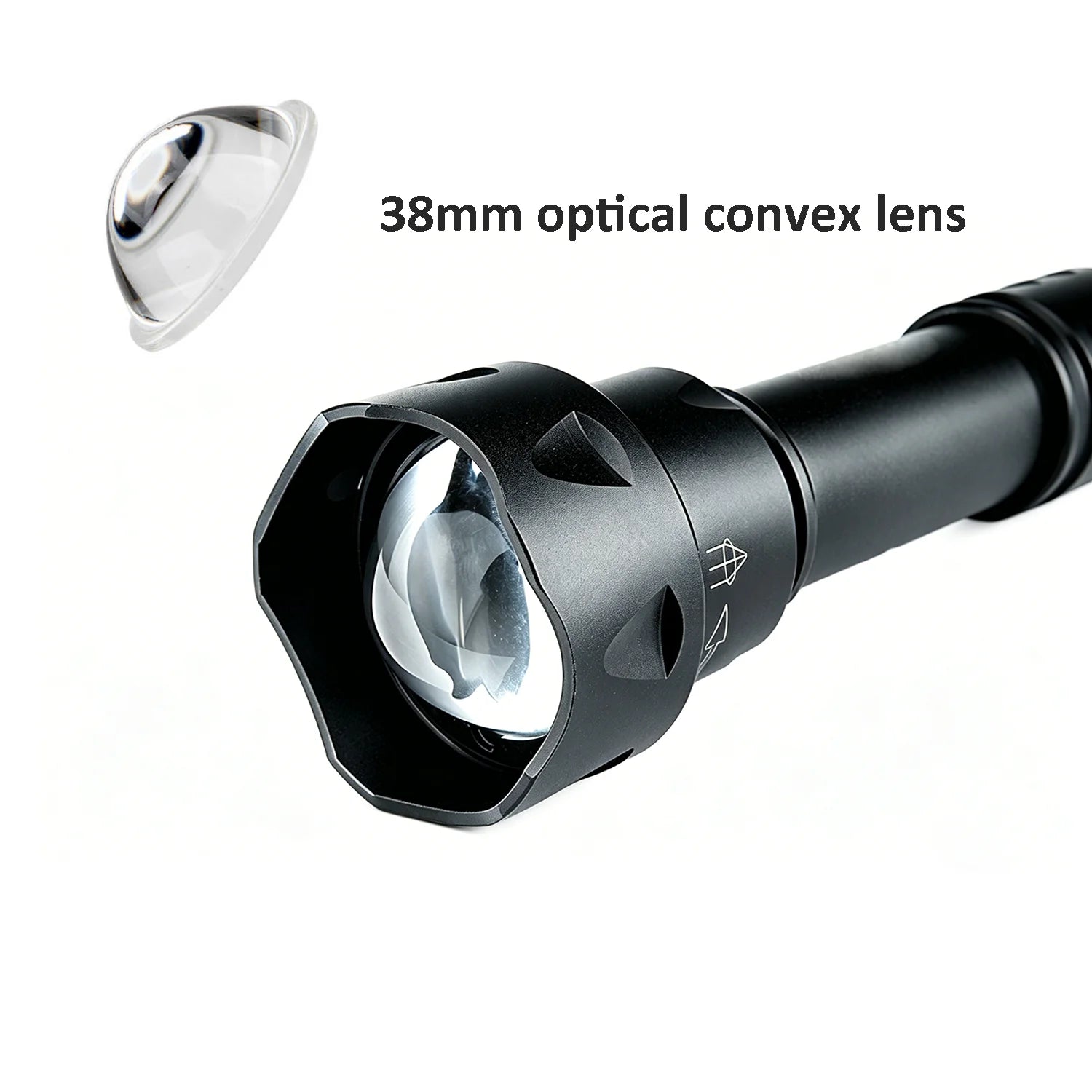 T20 10W IR Flashlight 850nm 940nm Night Vision Tactical Torch Adjustable Zoom Outdoor LED Infrared Light for Hunting CCTV